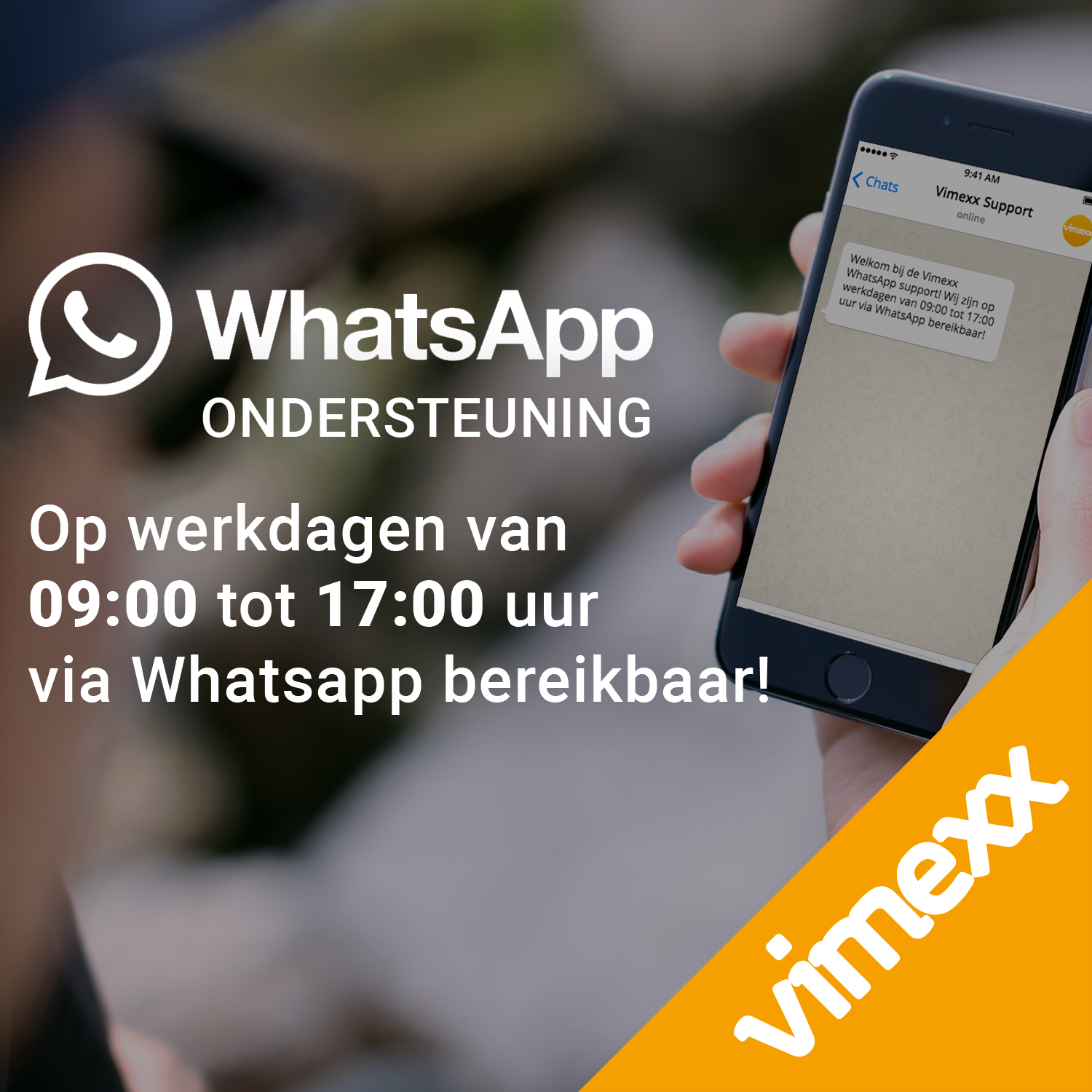 Whatsapp support Vimexx