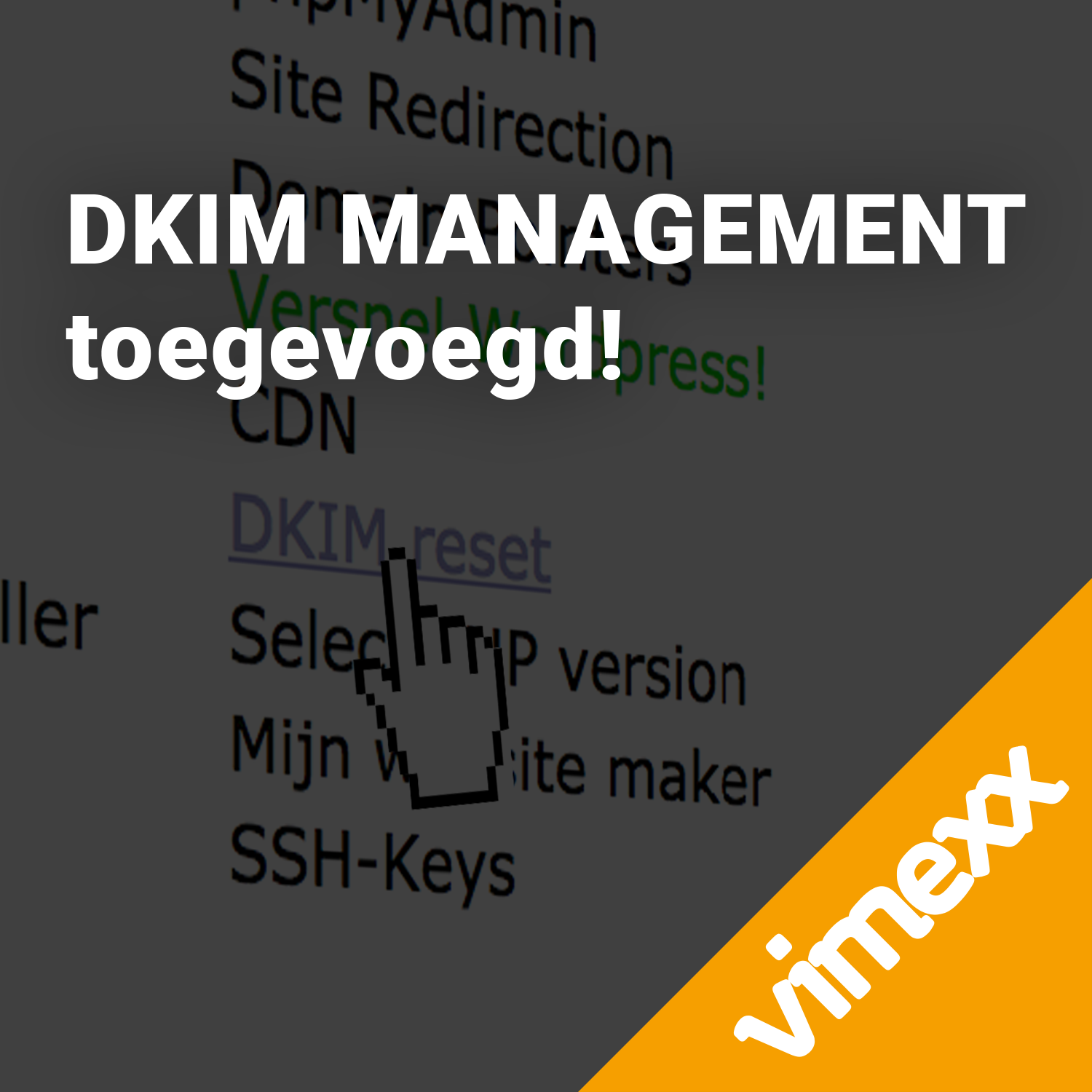 DKIM management DirectAdmin 