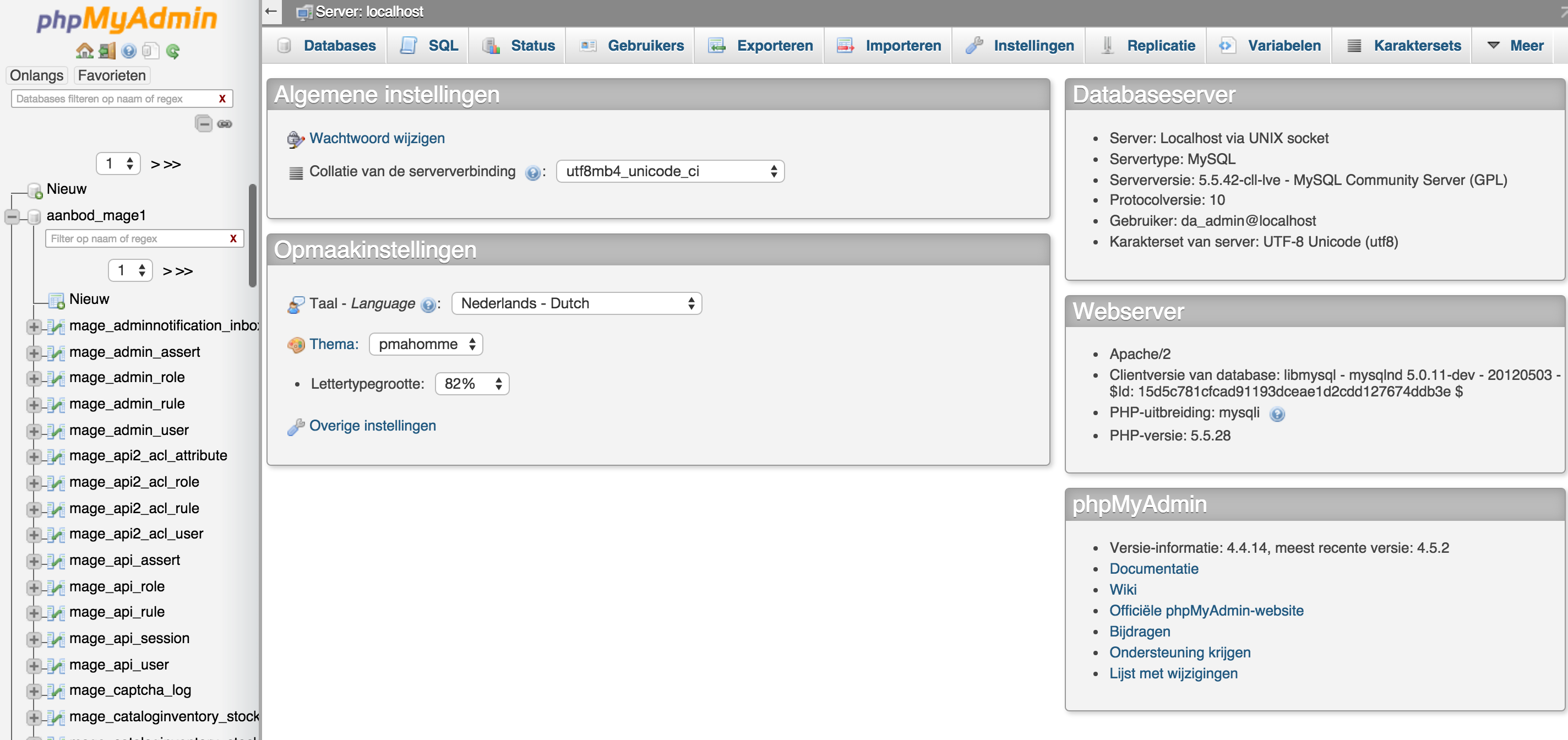 phpmyadmin