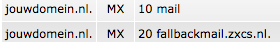 MX records