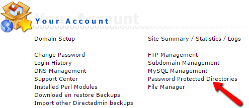 Your Account