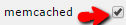 Enable memcached