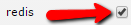 Enable redis