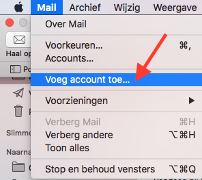 voeg account toe