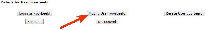 Modify User
