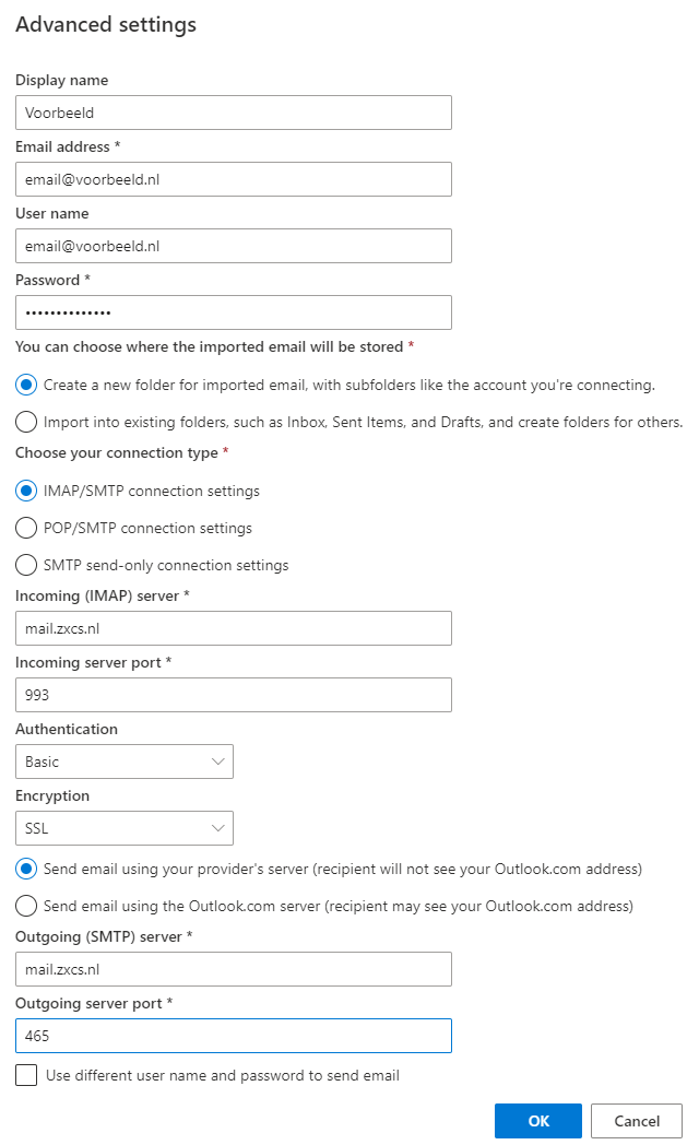Advanced Settings