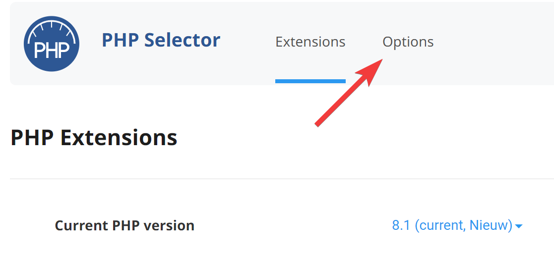 Show php settings