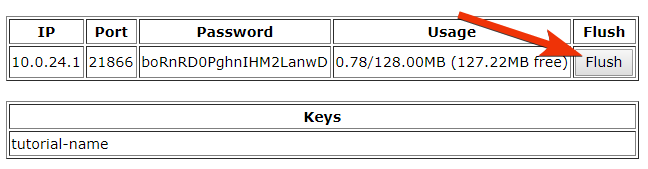 Flush Redis DB