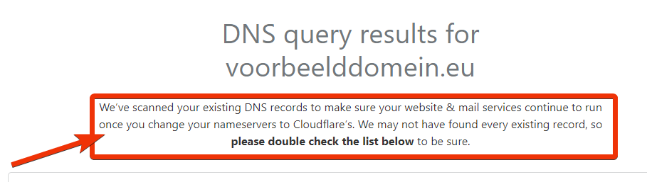 controleer dns