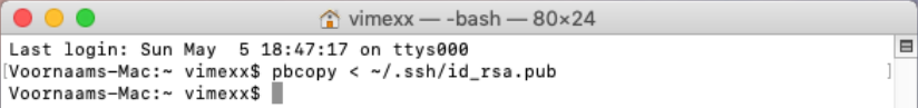 pbcopy id_rsa