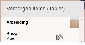 Verborgen items