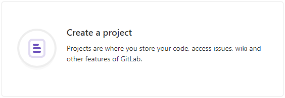 Create a project