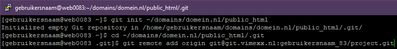 Git init