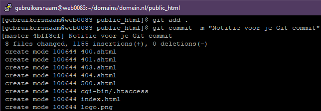 Git commit
